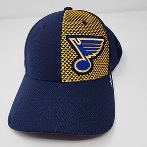 St. Louis Blues Adidas AEROREADY NHL‎ Baseball Cap Hat - Navy/Gold
